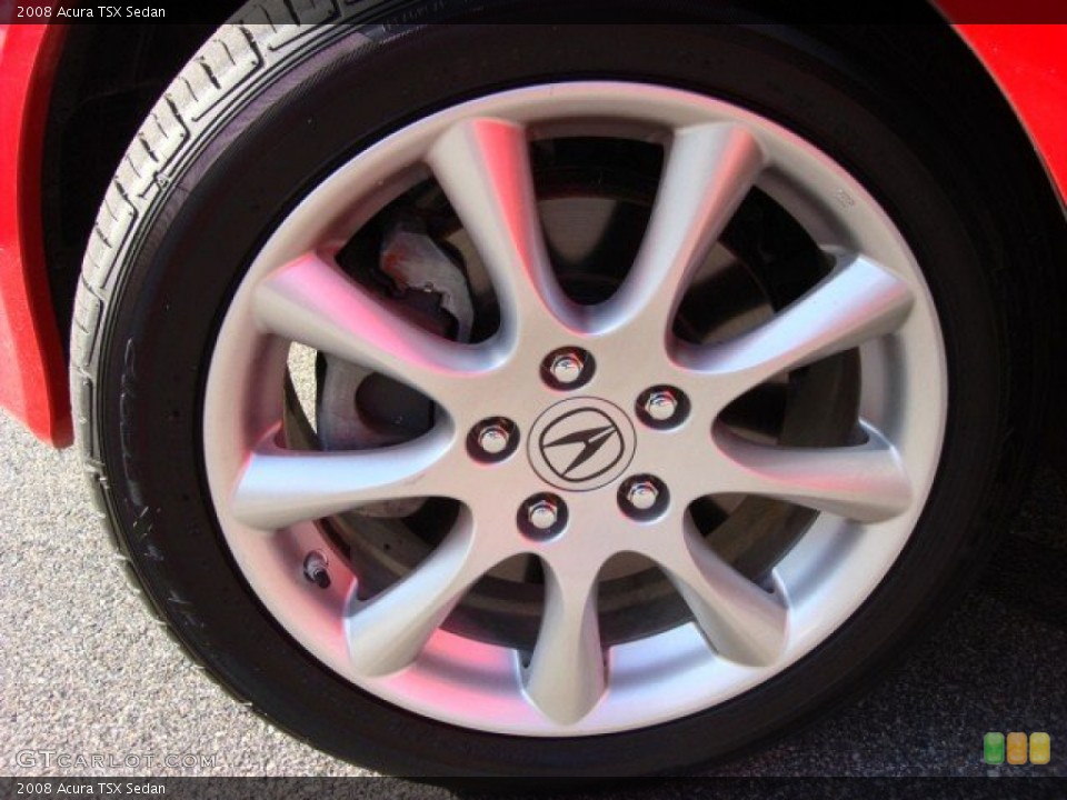 2008 Acura TSX Sedan Wheel and Tire Photo #55589662