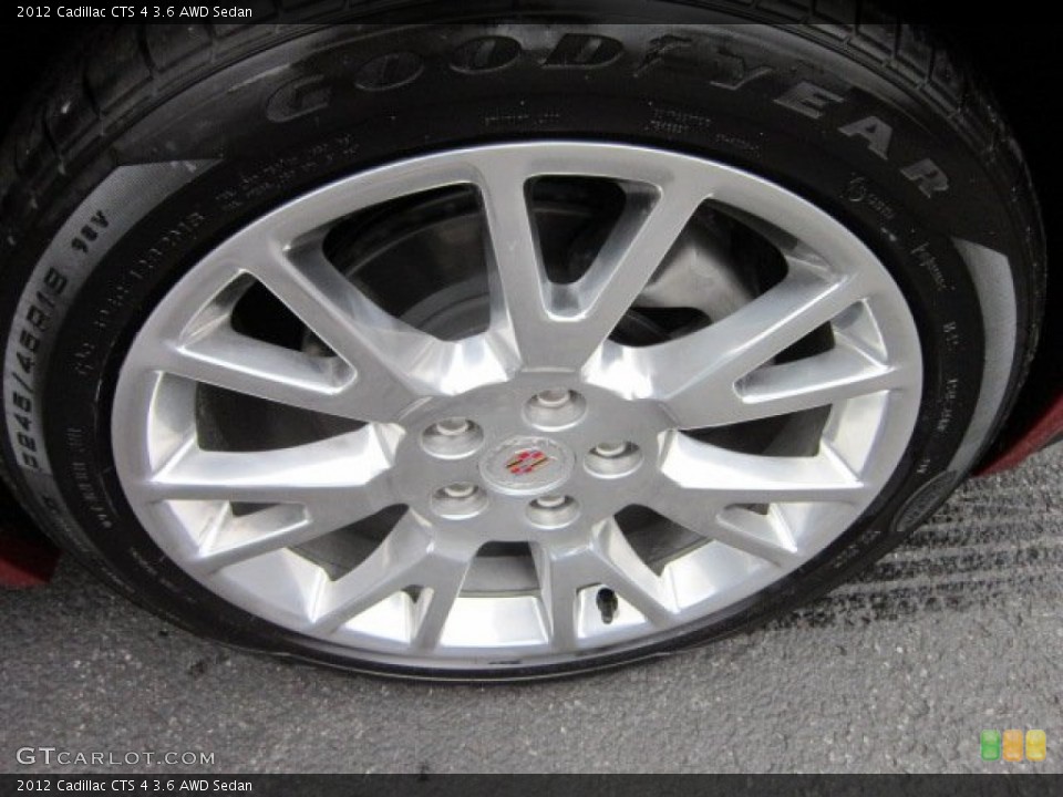 2012 Cadillac CTS 4 3.6 AWD Sedan Wheel and Tire Photo #55593502