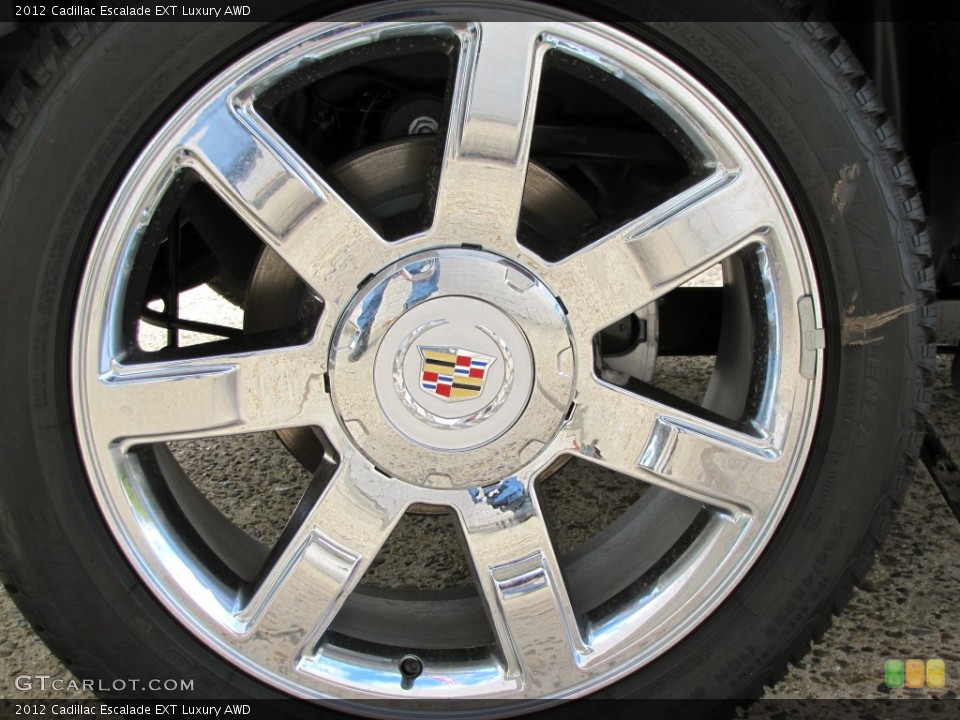 2012 Cadillac Escalade EXT Luxury AWD Wheel and Tire Photo #55596370