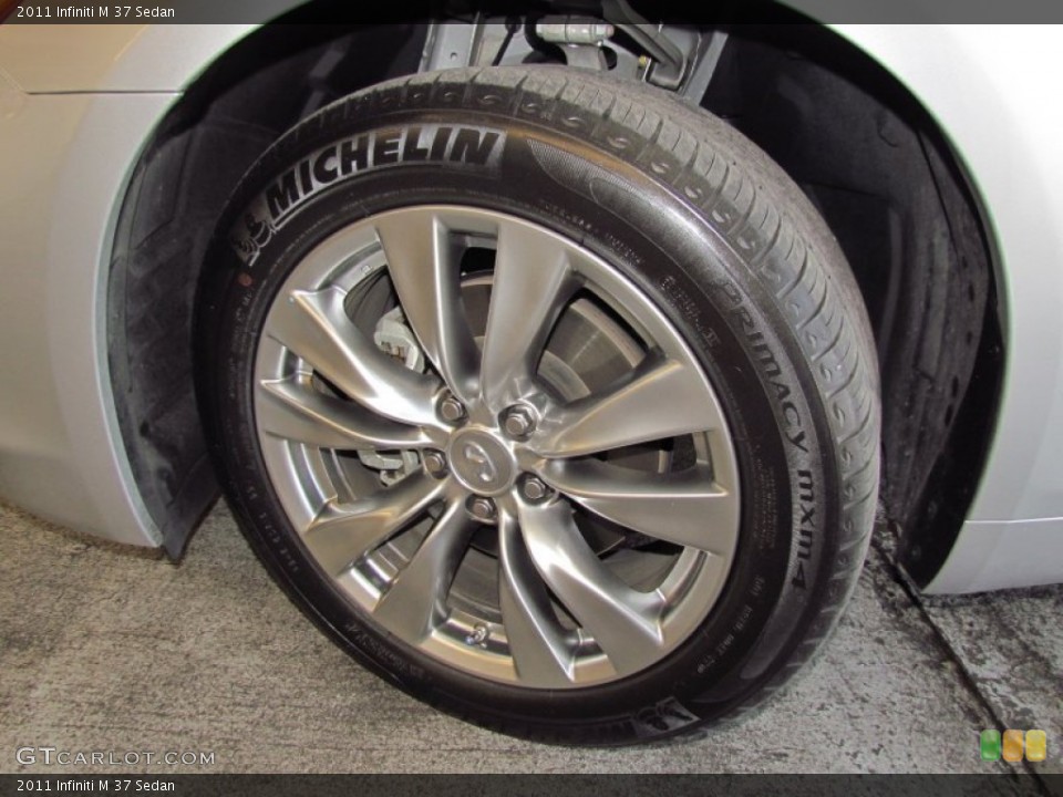 2011 Infiniti M 37 Sedan Wheel and Tire Photo #55597993