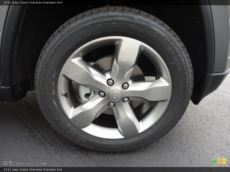 2012 Jeep Grand Cherokee Overland 4x4 Wheel and Tire Photo #55599358