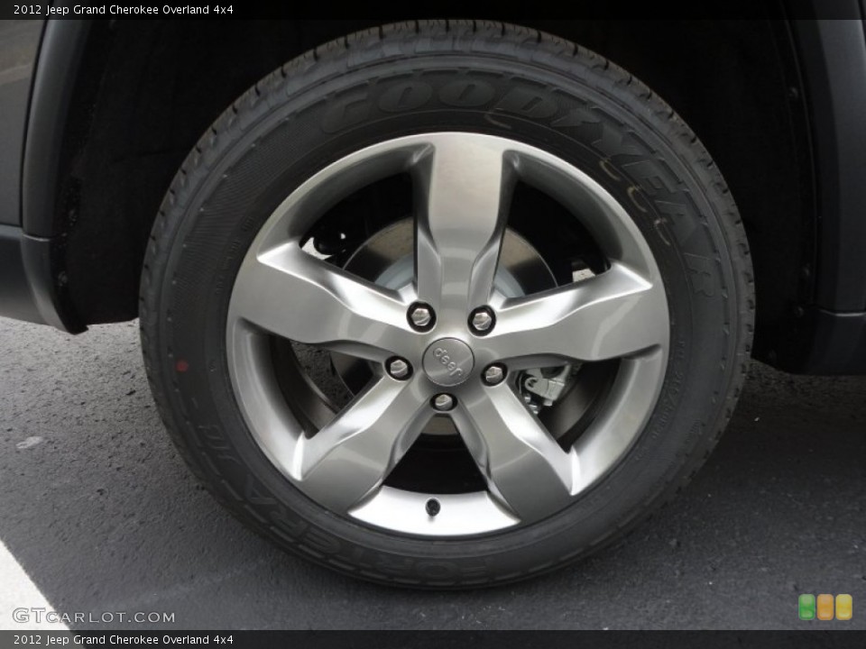 2012 Jeep Grand Cherokee Overland 4x4 Wheel and Tire Photo #55599364