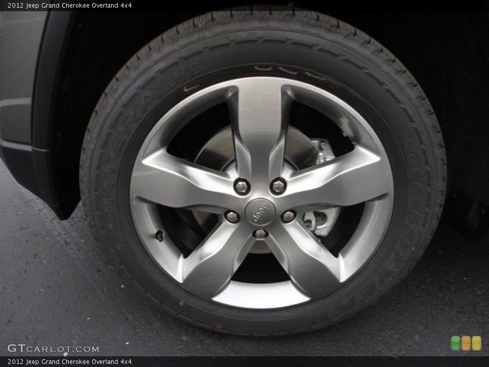 2012 Jeep Grand Cherokee Overland 4x4 Wheel and Tire Photo #55599382