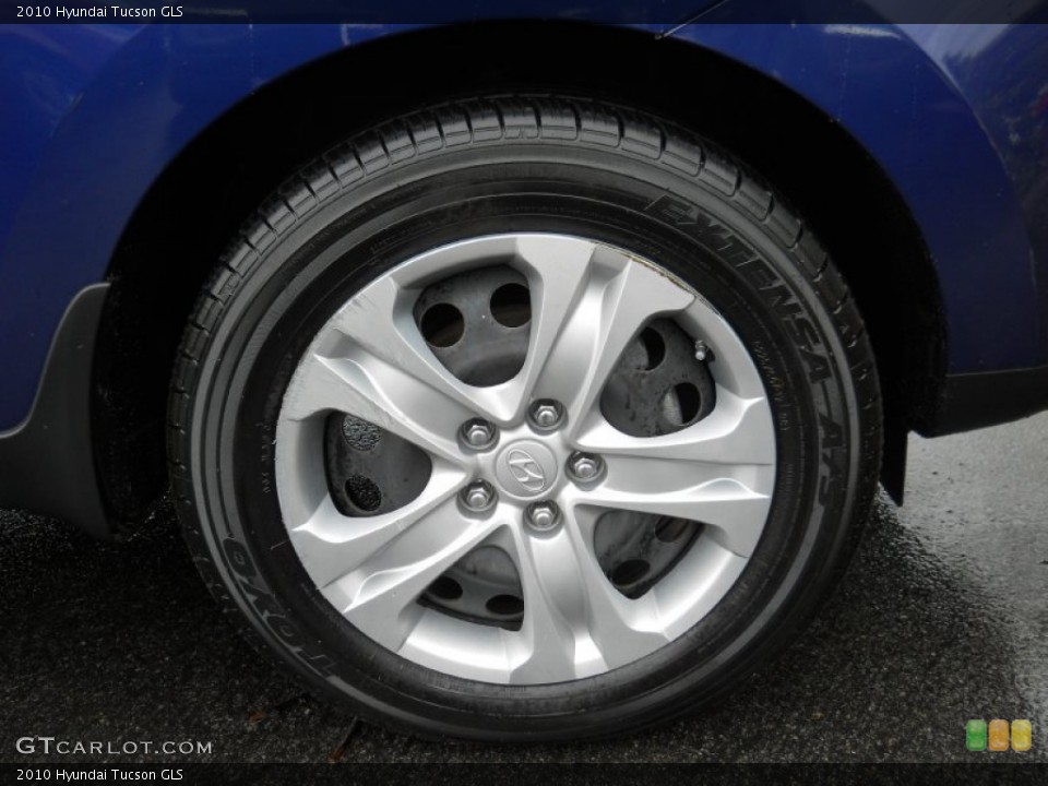 2010 Hyundai Tucson GLS Wheel and Tire Photo #55600465