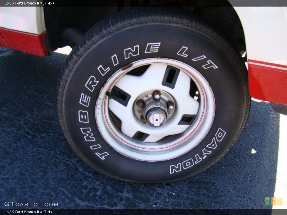 1986 Ford Bronco II XLT 4x4 Wheel and Tire Photo #55605658