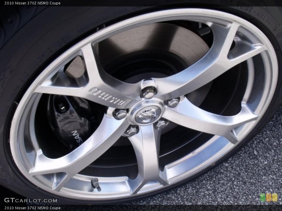 2010 Nissan 370Z NISMO Coupe Wheel and Tire Photo #55607275