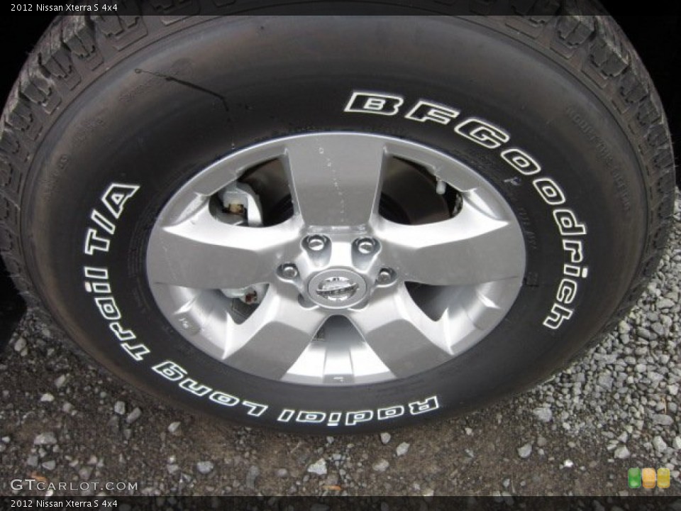 2012 Nissan Xterra S 4x4 Wheel and Tire Photo #55607419