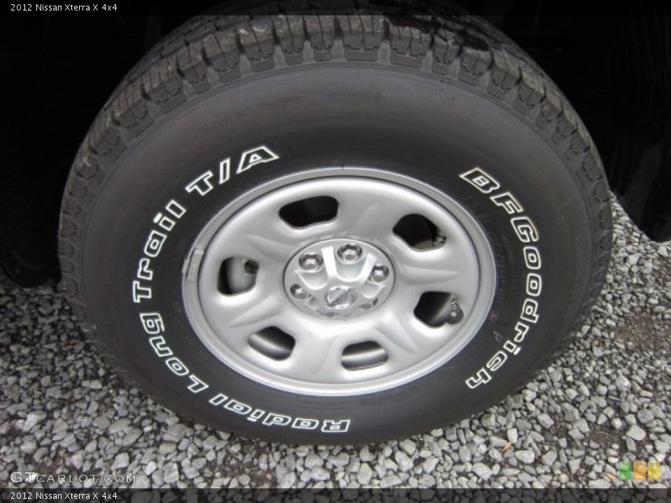 2012 Nissan Xterra X 4x4 Wheel and Tire Photo #55607590