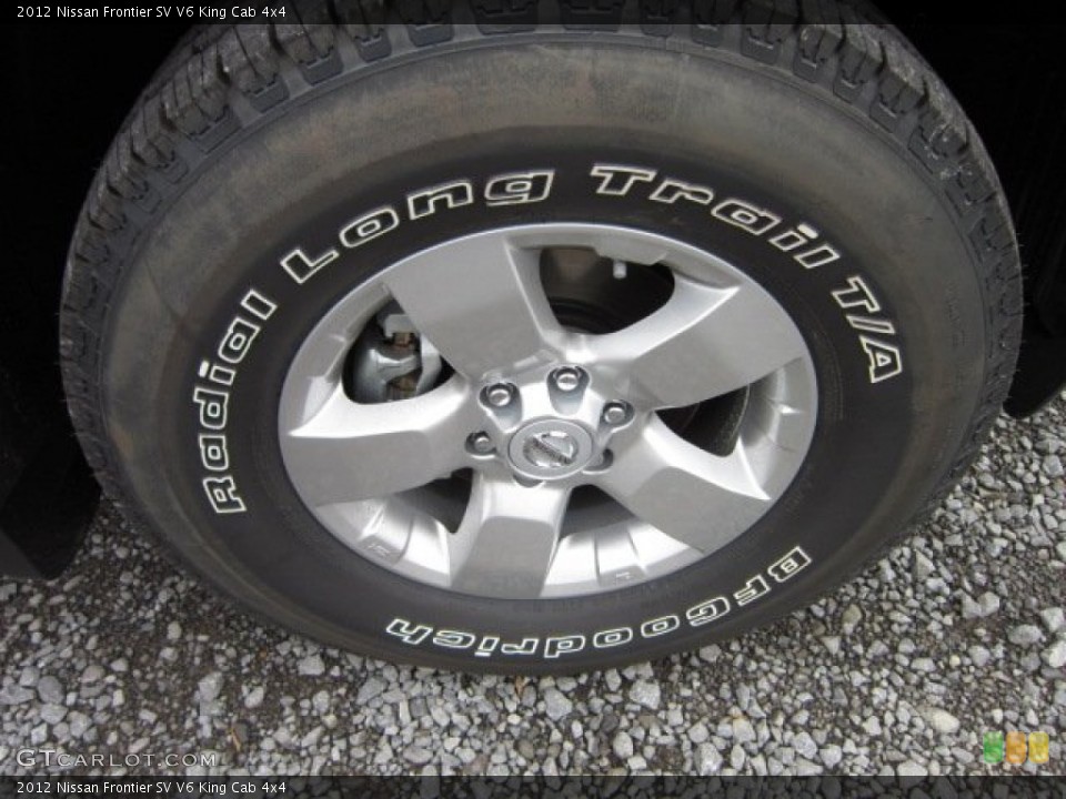 2012 Nissan Frontier SV V6 King Cab 4x4 Wheel and Tire Photo #55608142