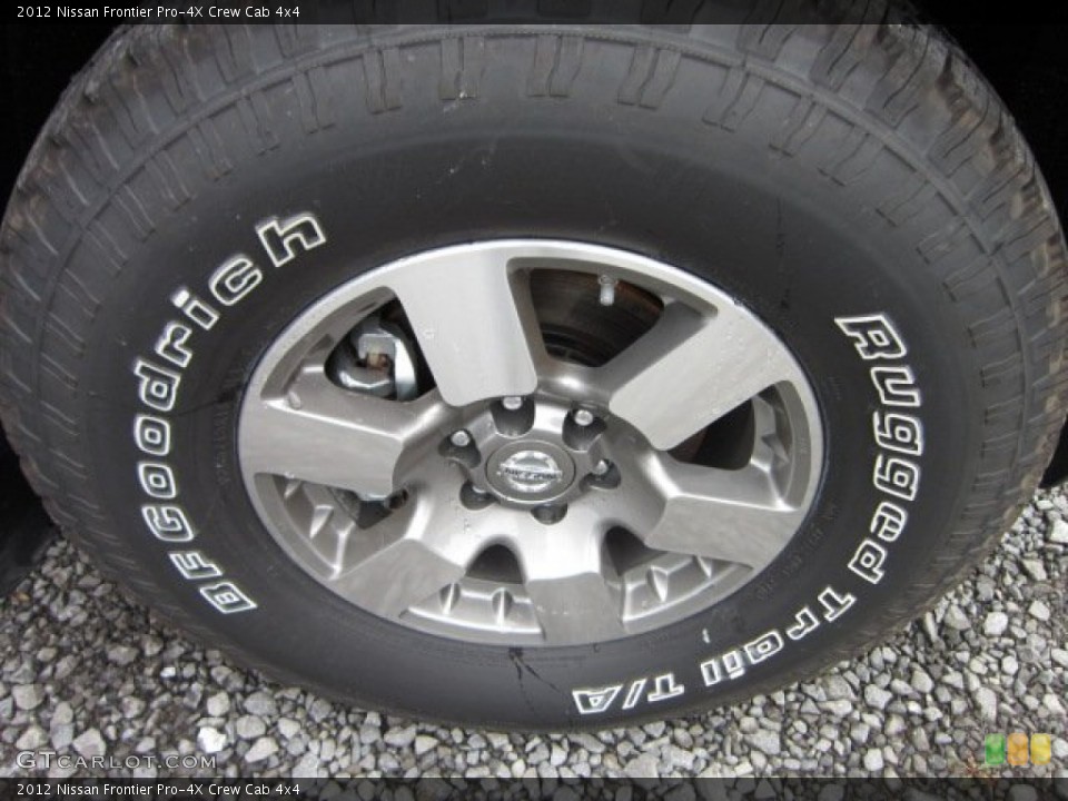 2012 Nissan Frontier Pro-4X Crew Cab 4x4 Wheel and Tire Photo #55609048