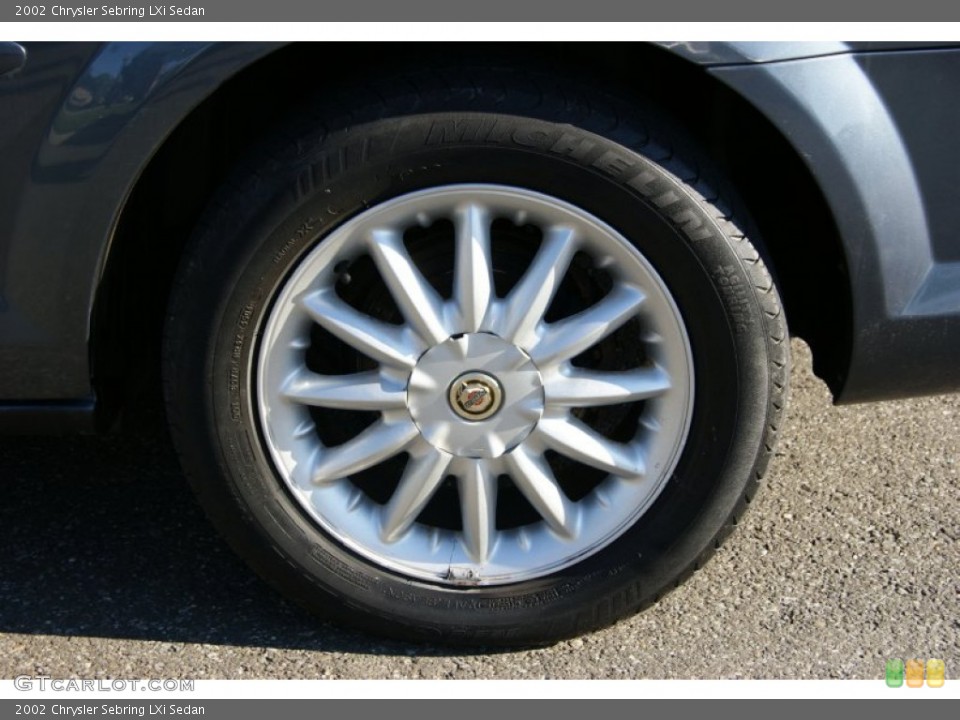 2002 Chrysler Sebring LXi Sedan Wheel and Tire Photo #55609204