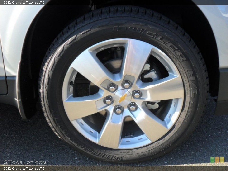 2012 Chevrolet Traverse LTZ Wheel and Tire Photo #55610953