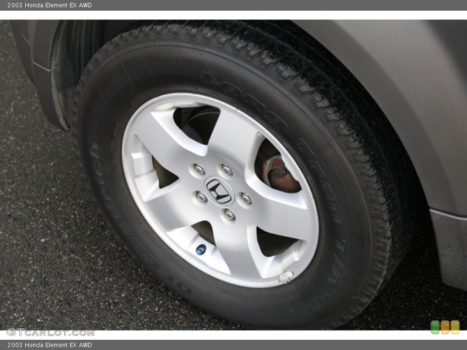 2003 Honda Element EX AWD Wheel and Tire Photo #55611541