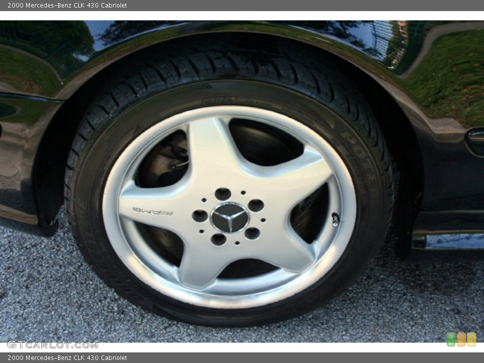 2000 Mercedes-Benz CLK 430 Cabriolet Wheel and Tire Photo #55612408