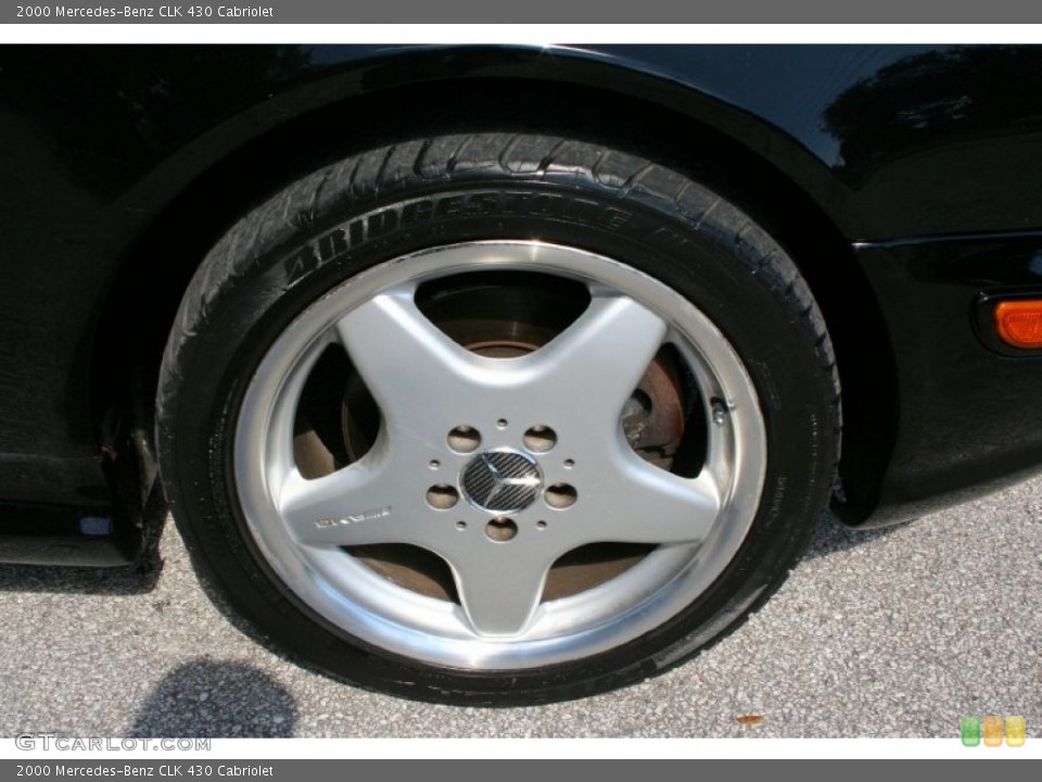 2000 Mercedes-Benz CLK 430 Cabriolet Wheel and Tire Photo #55612417