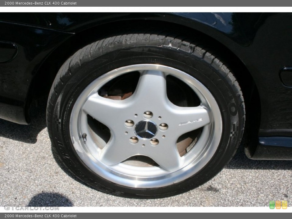 2000 Mercedes-Benz CLK 430 Cabriolet Wheel and Tire Photo #55612426