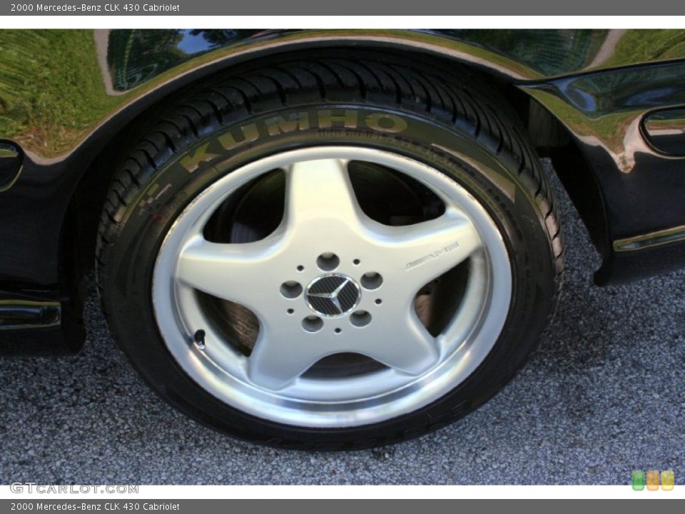 2000 Mercedes-Benz CLK 430 Cabriolet Wheel and Tire Photo #55612435