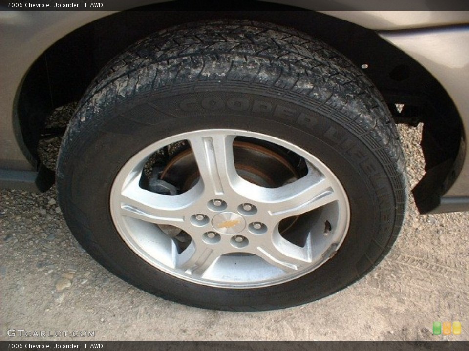 2006 Chevrolet Uplander LT AWD Wheel and Tire Photo #55614022