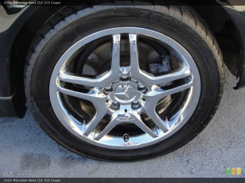 2002 Mercedes-Benz CLK 320 Coupe Wheel and Tire Photo #55614469