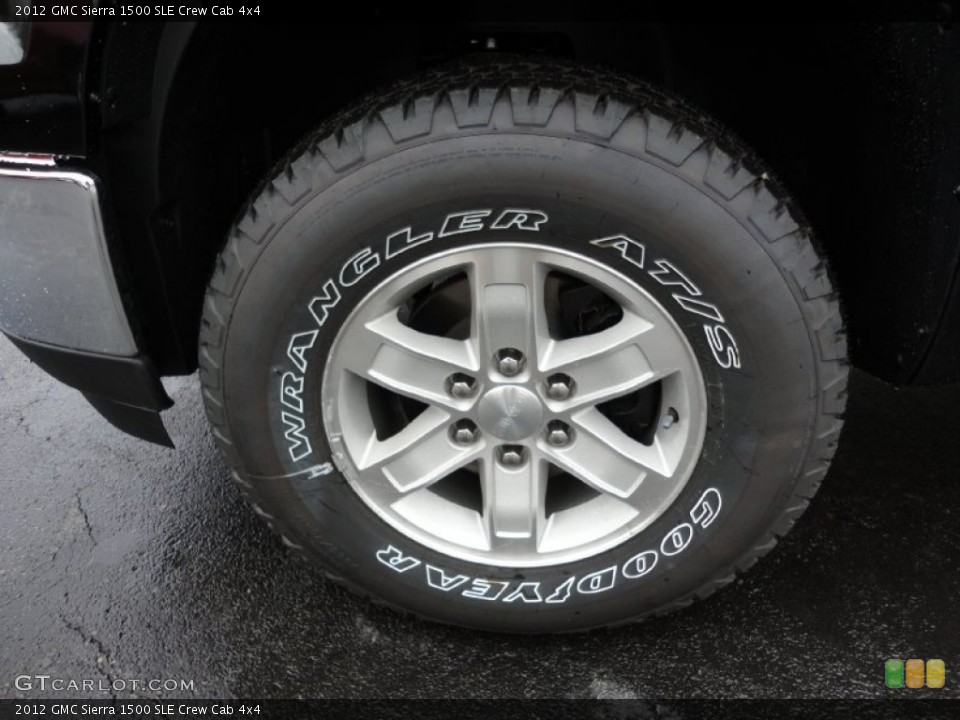 2012 GMC Sierra 1500 SLE Crew Cab 4x4 Wheel and Tire Photo #55616542