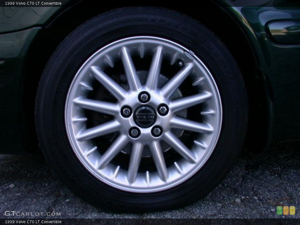 1999 Volvo C70 LT Convertible Wheel and Tire Photo #55617952