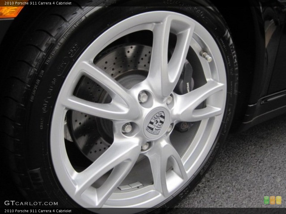 2010 Porsche 911 Carrera 4 Cabriolet Wheel and Tire Photo #55624280