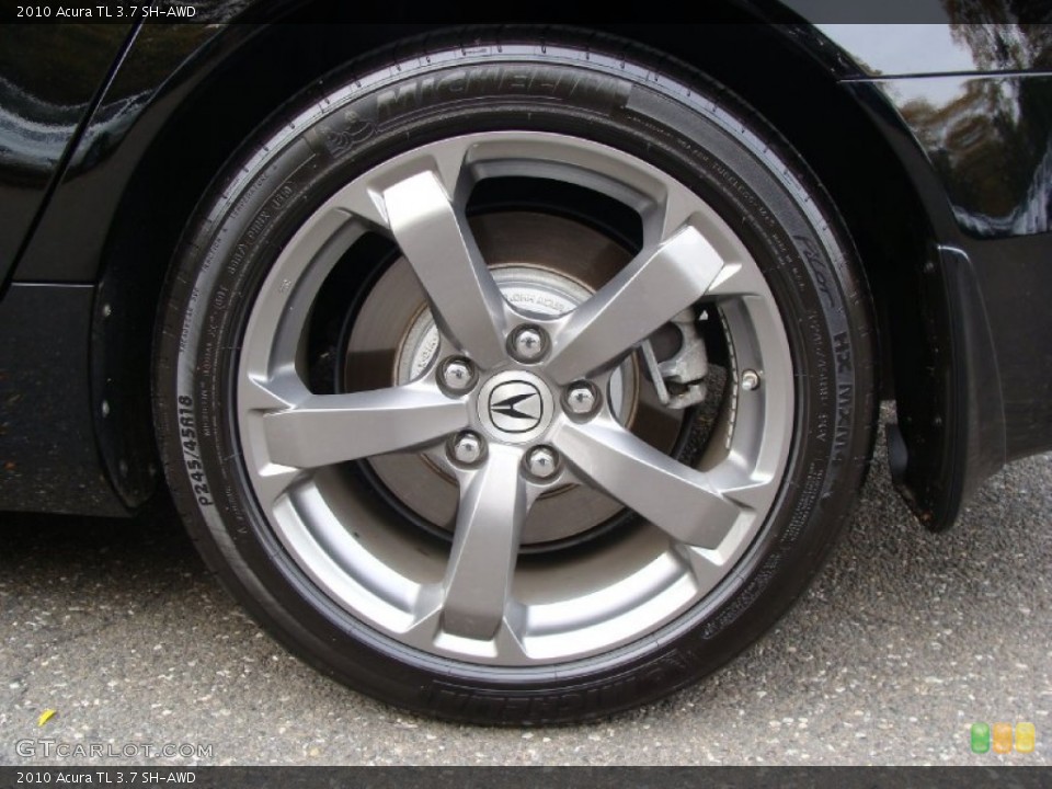 2010 Acura TL 3.7 SH-AWD Wheel and Tire Photo #55624946