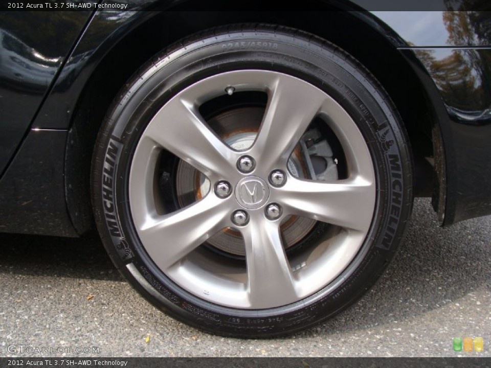 2012 Acura TL 3.7 SH-AWD Technology Wheel and Tire Photo #55625753