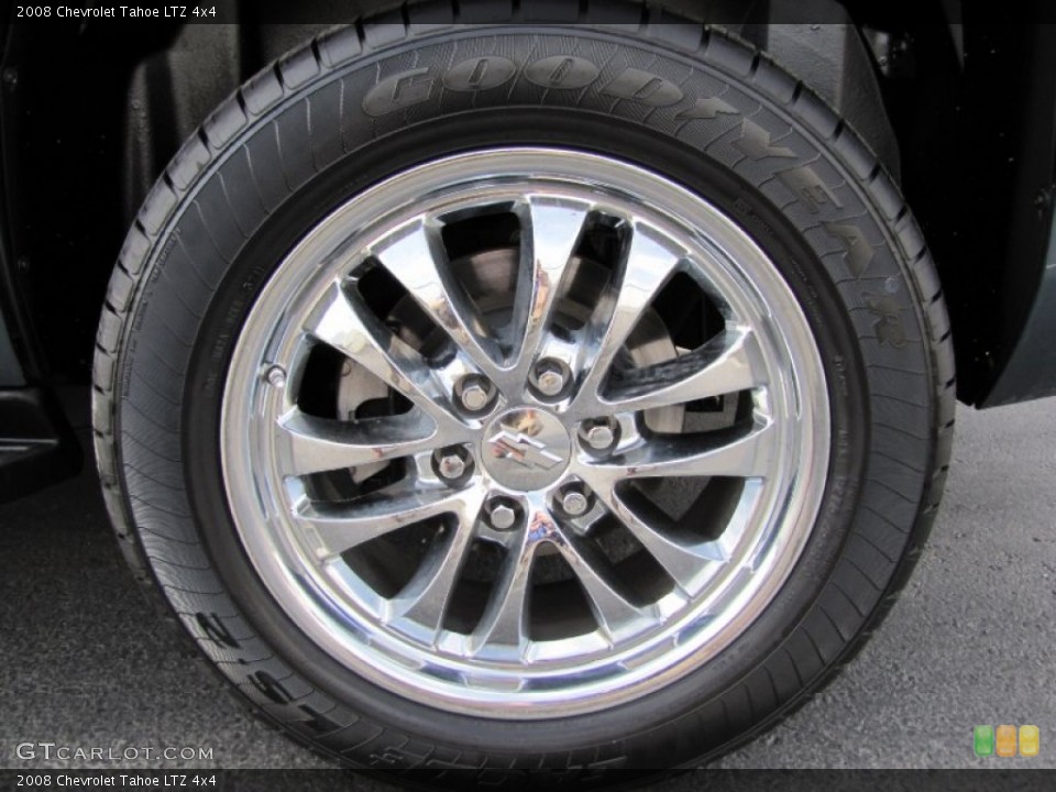 2008 Chevrolet Tahoe Custom Wheel and Tire Photo #55626068