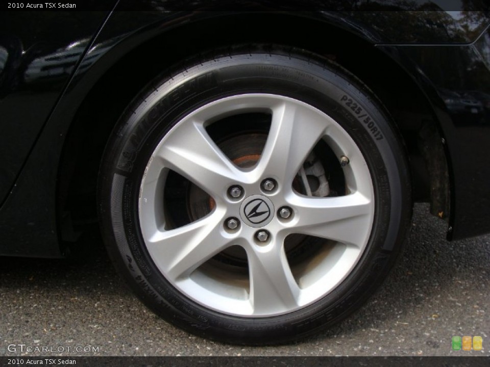 2010 Acura TSX Sedan Wheel and Tire Photo #55626293