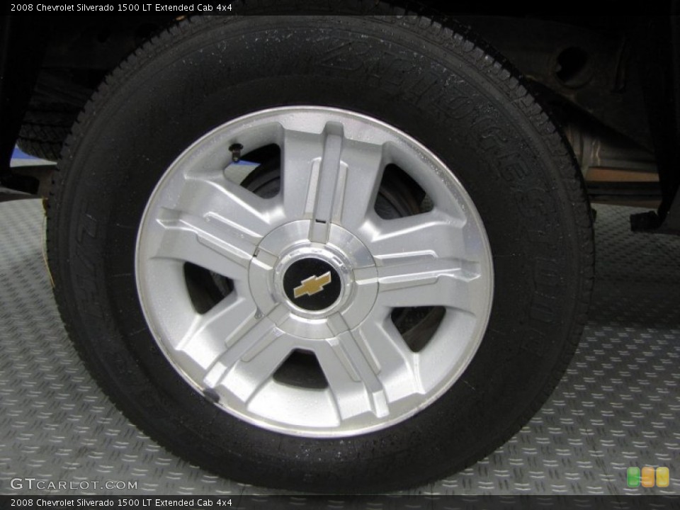 2008 Chevrolet Silverado 1500 LT Extended Cab 4x4 Wheel and Tire Photo #55627839