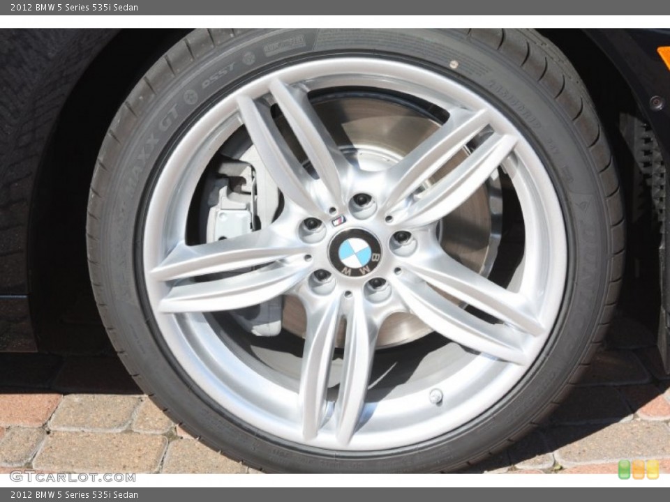 2012 BMW 5 Series 535i Sedan Wheel and Tire Photo #55634543