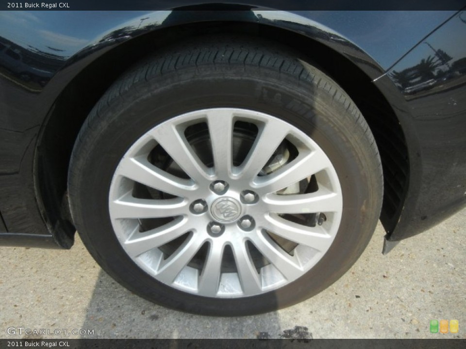 2011 Buick Regal CXL Wheel and Tire Photo #55635983
