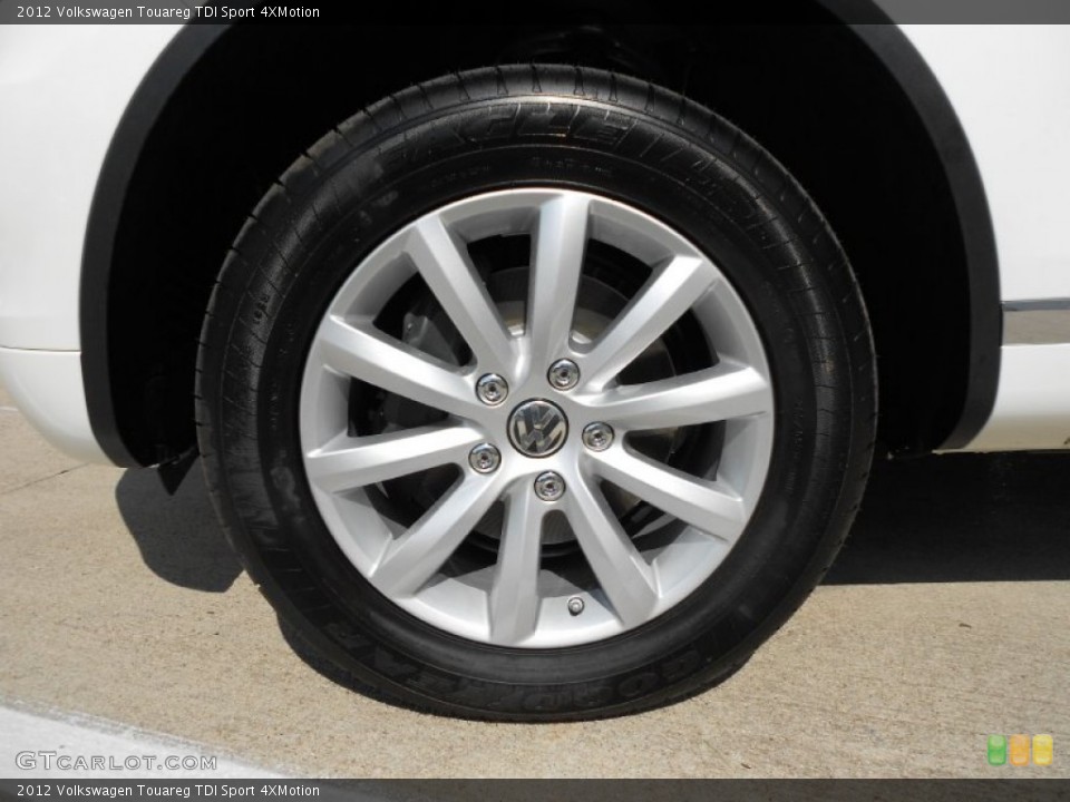 2012 Volkswagen Touareg TDI Sport 4XMotion Wheel and Tire Photo #55638471