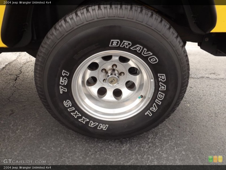 2004 Jeep Wrangler Custom Wheel and Tire Photo #55642112