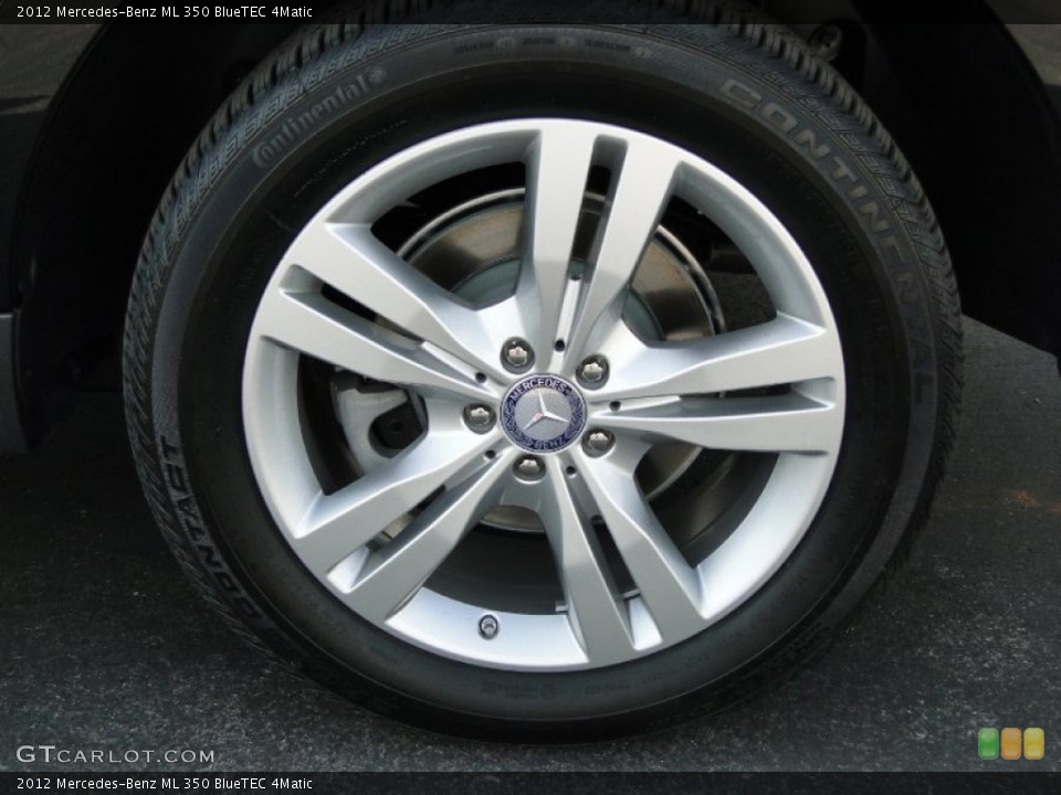 2012 Mercedes-Benz ML 350 BlueTEC 4Matic Wheel and Tire Photo #55643498
