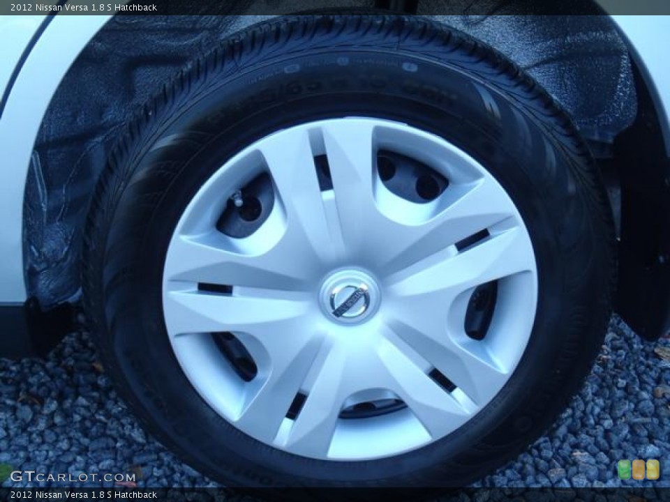 2012 Nissan Versa 1.8 S Hatchback Wheel and Tire Photo #55648232