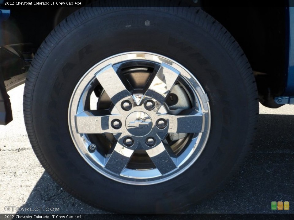 2012 Chevrolet Colorado LT Crew Cab 4x4 Wheel and Tire Photo #55650701