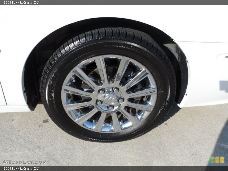 2008 Buick LaCrosse CXS Wheel and Tire Photo #55653509