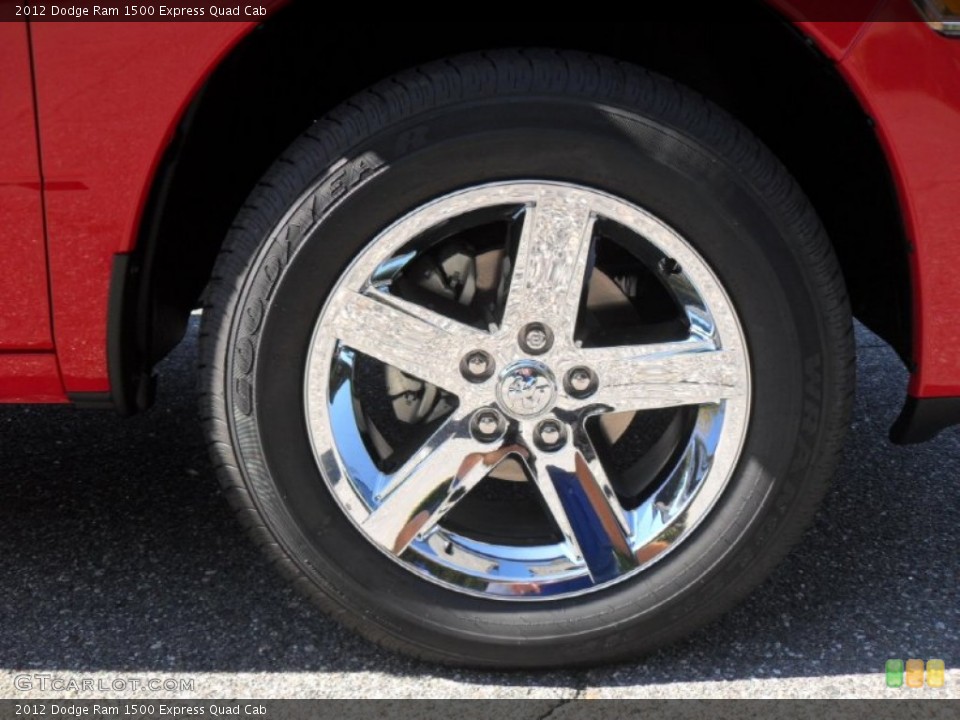 2012 Dodge Ram 1500 Express Quad Cab Wheel and Tire Photo #55653518