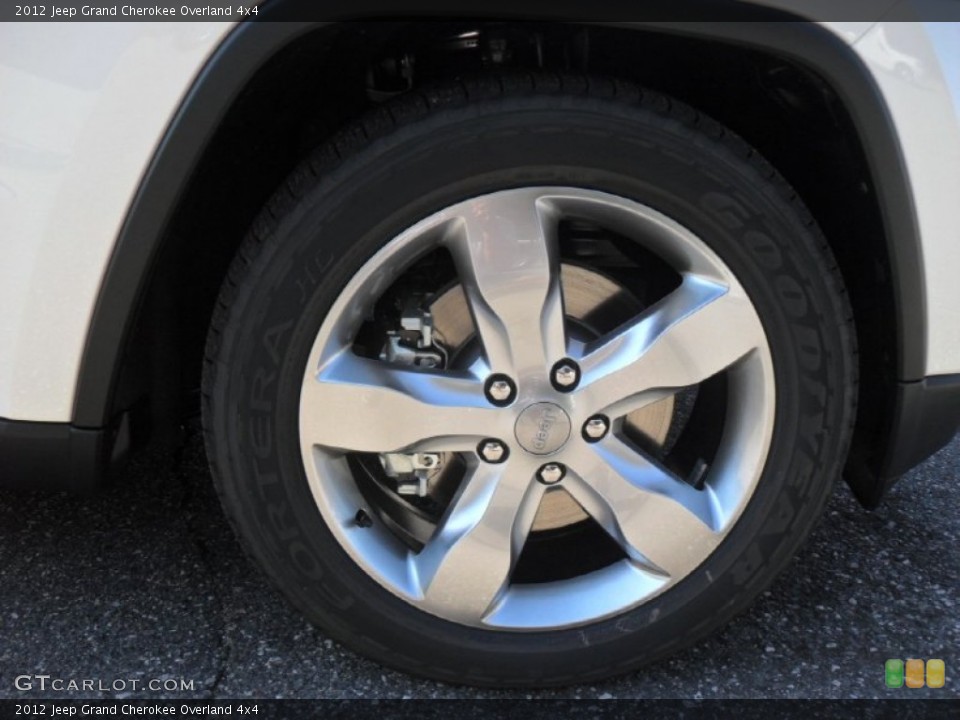 2012 Jeep Grand Cherokee Overland 4x4 Wheel and Tire Photo #55653683