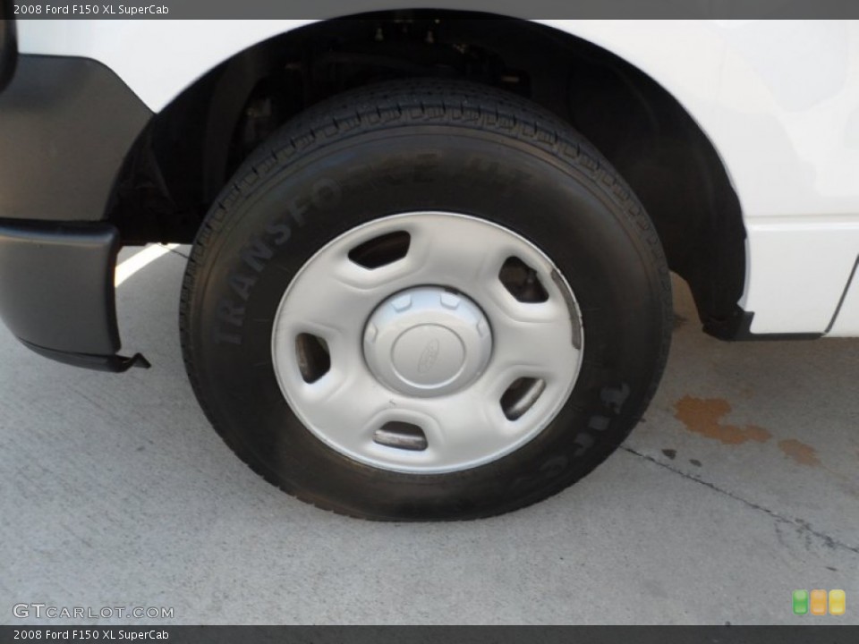 2008 Ford F150 XL SuperCab Wheel and Tire Photo #55653739
