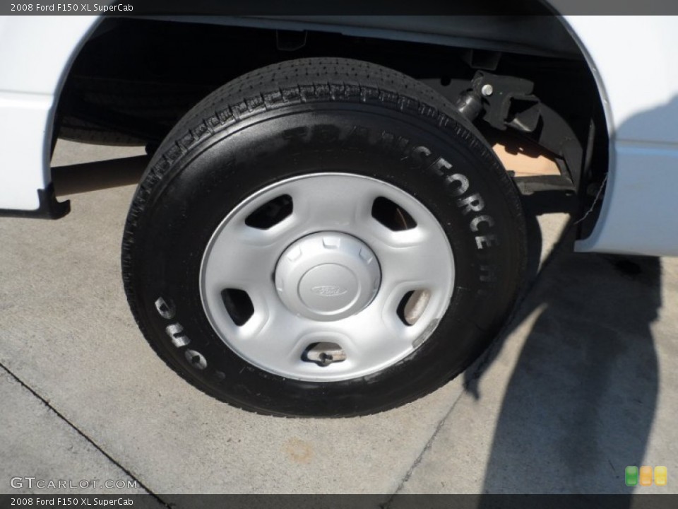 2008 Ford F150 XL SuperCab Wheel and Tire Photo #55653751