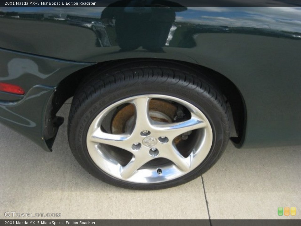 2001 Mazda MX-5 Miata Special Edition Roadster Wheel and Tire Photo #55655249