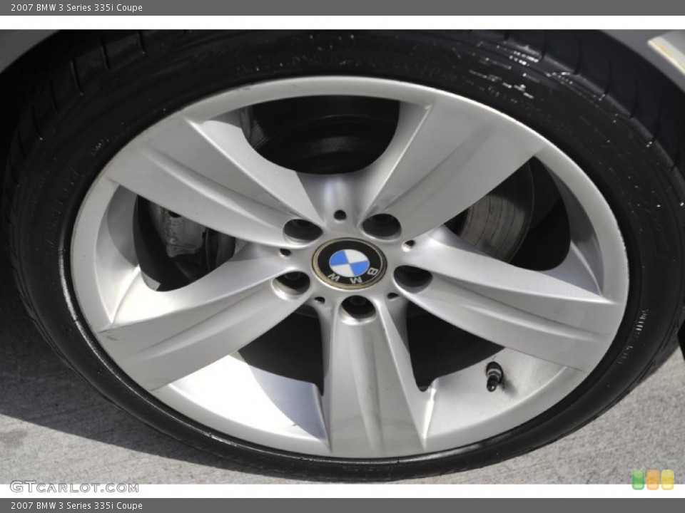 2007 BMW 3 Series 335i Coupe Wheel and Tire Photo #55659994