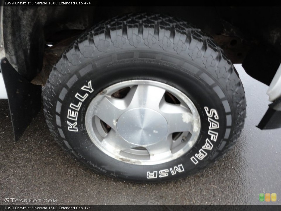 1999 Chevrolet Silverado 1500 Extended Cab 4x4 Wheel and Tire Photo #55667838
