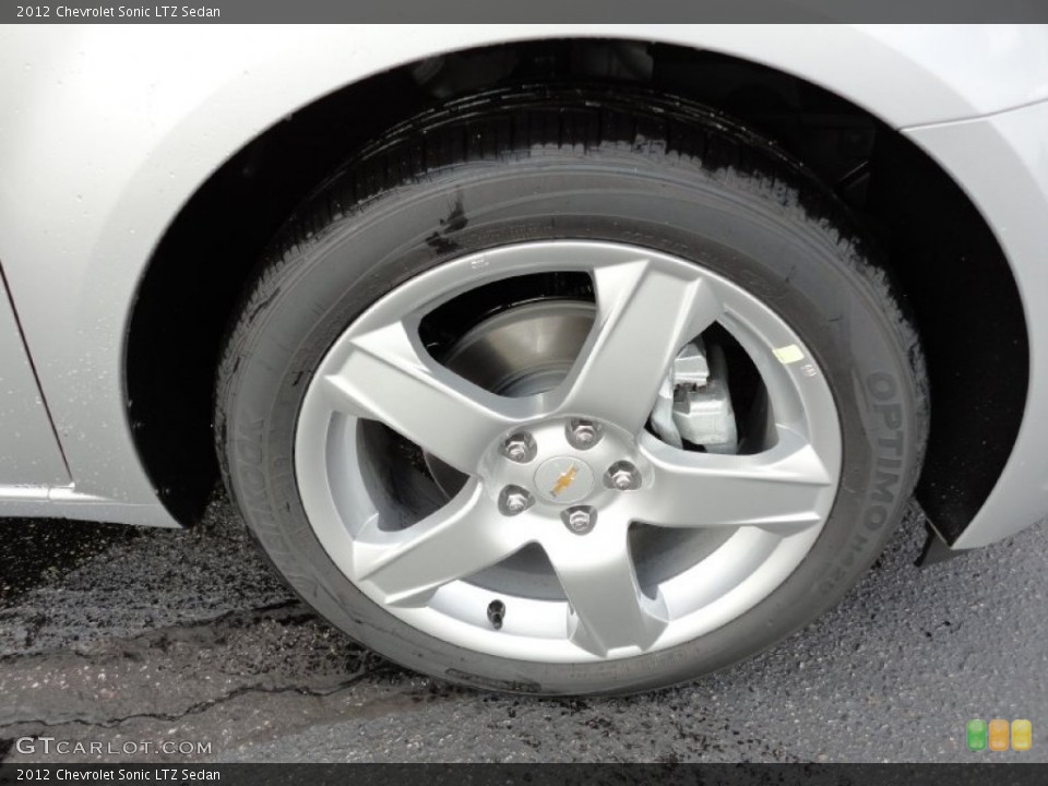 2012 Chevrolet Sonic LTZ Sedan Wheel and Tire Photo #55670247