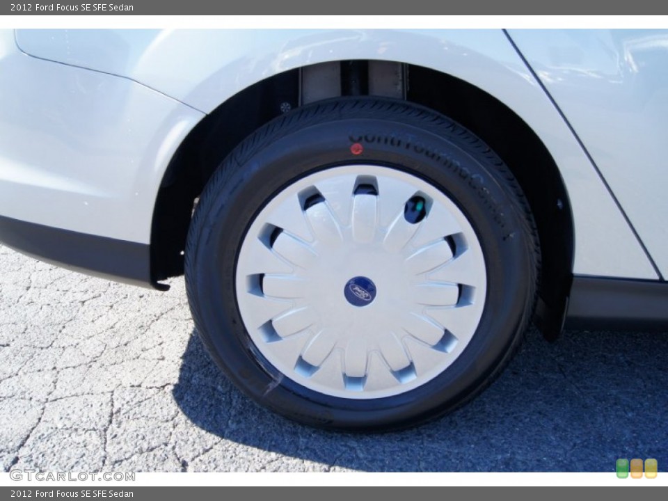 2012 Ford Focus SE SFE Sedan Wheel and Tire Photo #55673553