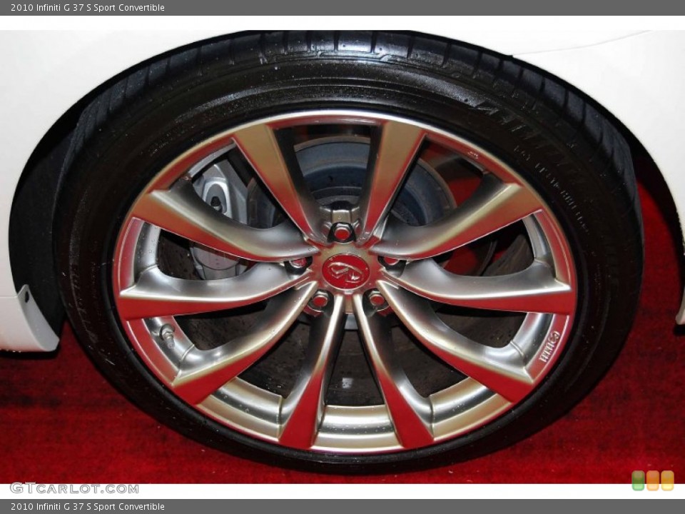 2010 Infiniti G 37 S Sport Convertible Wheel and Tire Photo #55674478