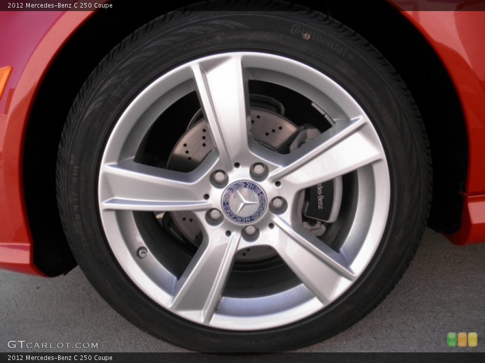 2012 Mercedes-Benz C 250 Coupe Wheel and Tire Photo #55675180